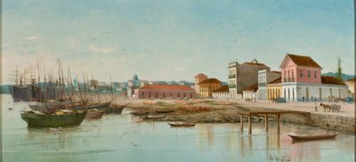 Ramp at Bispo Port, Santos by Joao Batista da Costa